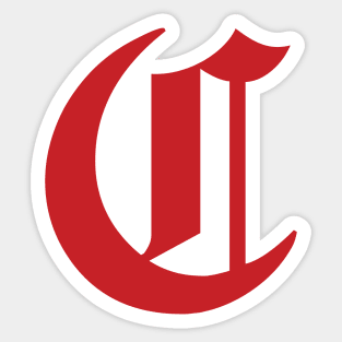 1869 Cincinnati Red Stockings - Red Logo Sticker